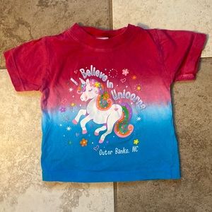Outer Banks Unicorn shirt size 2T